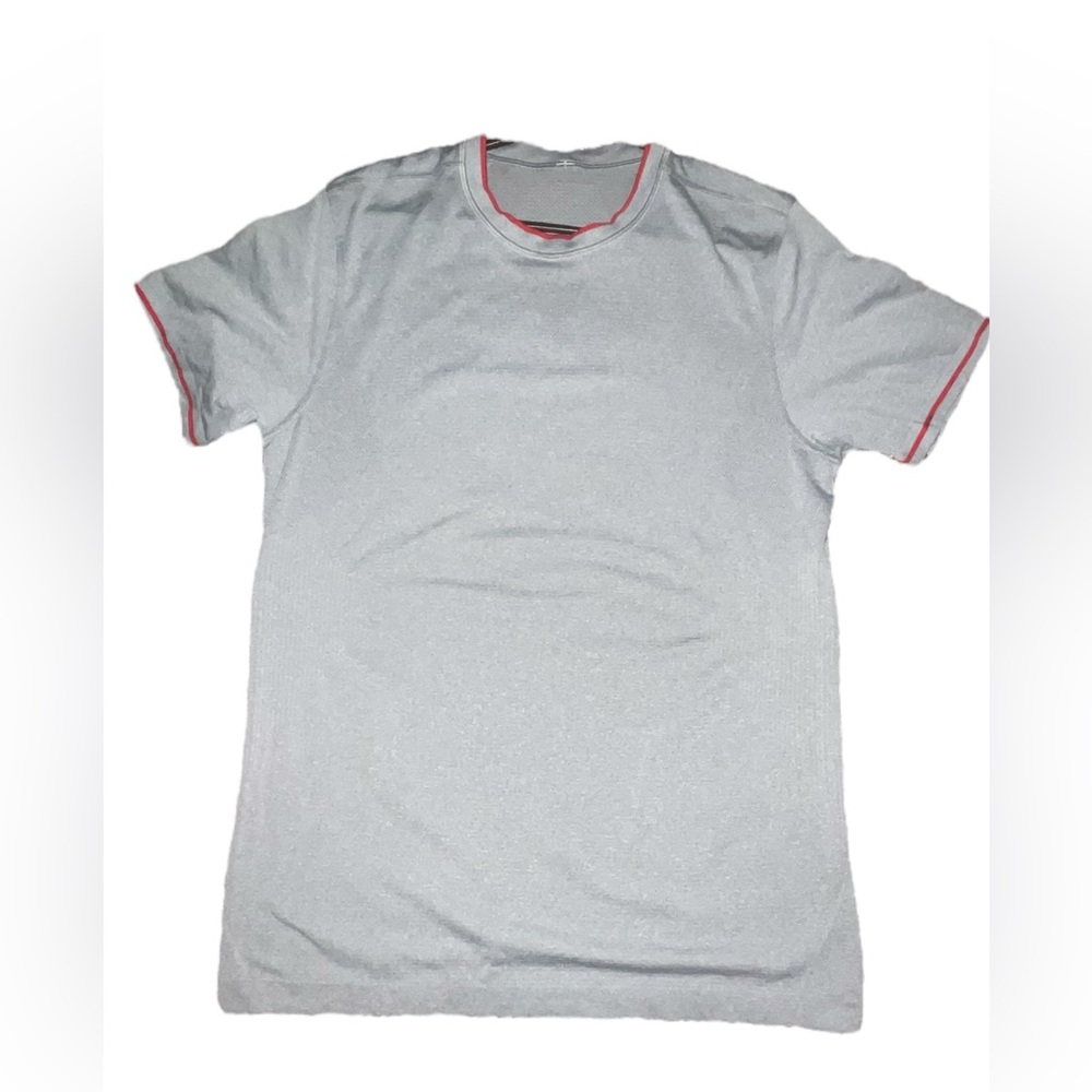 Bin 4C Men's Lululemon Tee Shirt Short Sleeve Athletic Grey Size M